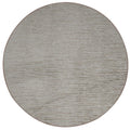 Brown Plush Area Rug 5' Round D874