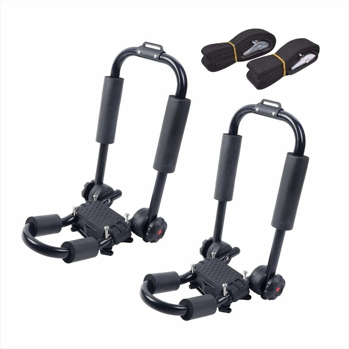 1 Pair Foldable J-Bar Kayak Roof Rack Carrier for SUV Truck Crossbars M148