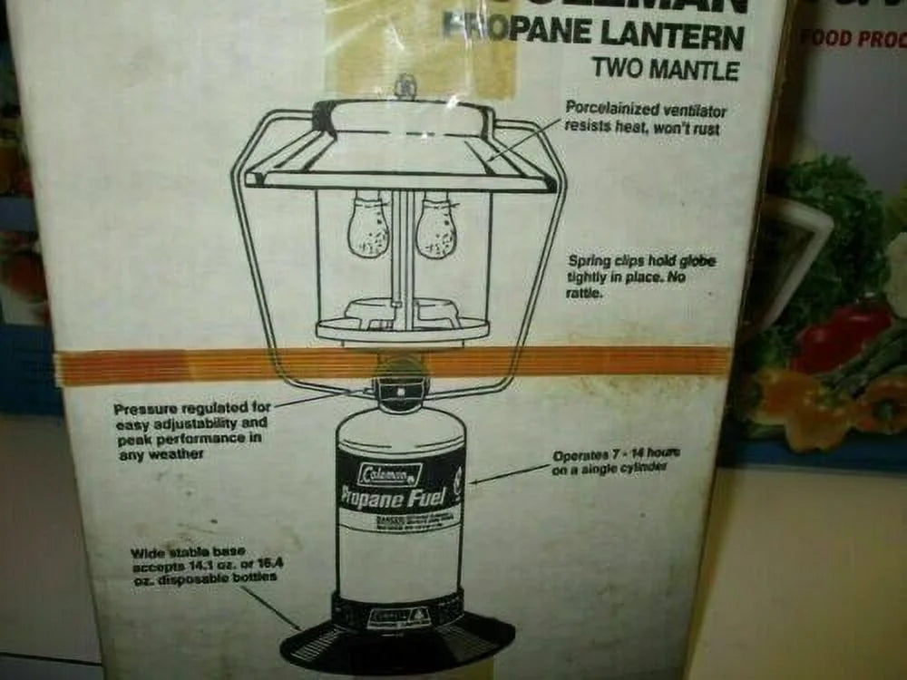 Vintage Propane Two Mantle Lantern W2523