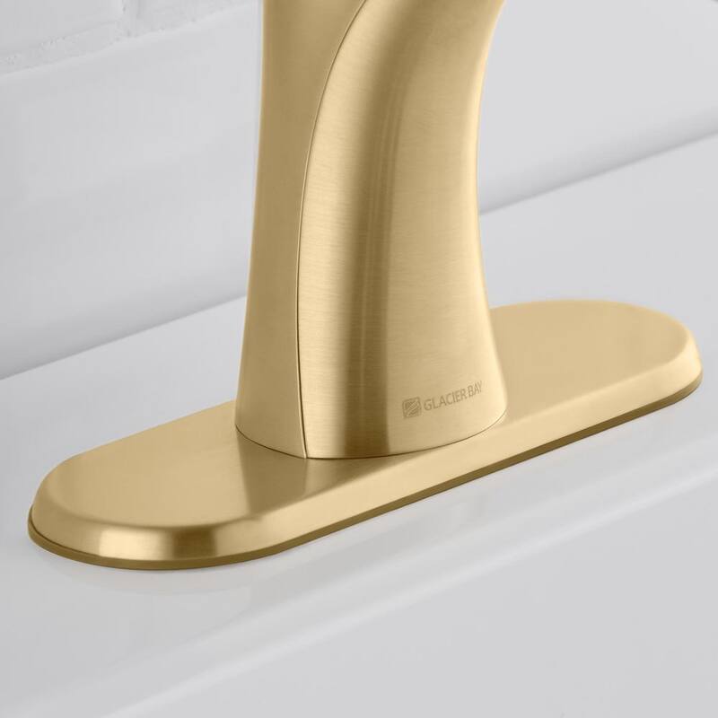 Single Handle Single Hole Bathroom Faucet Matte Gold T6536