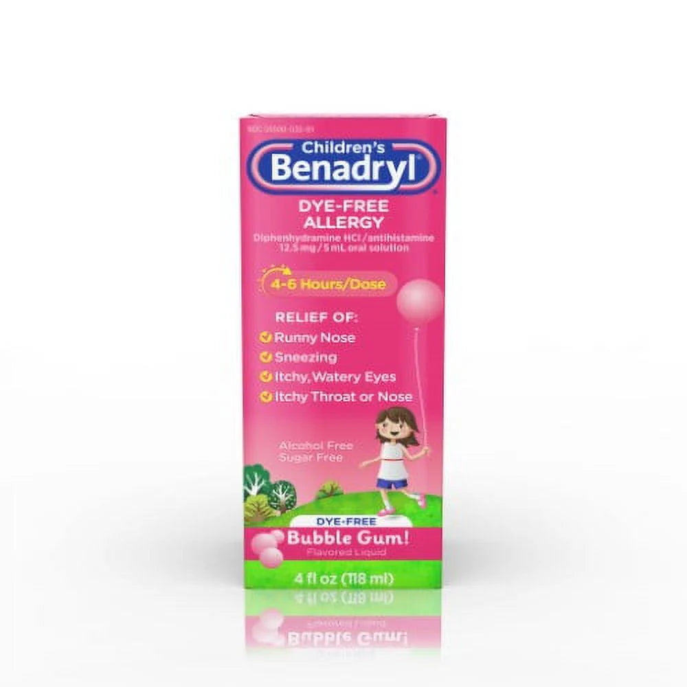 Dye-Free Allergy Liquid 4 fl. oz A10087
