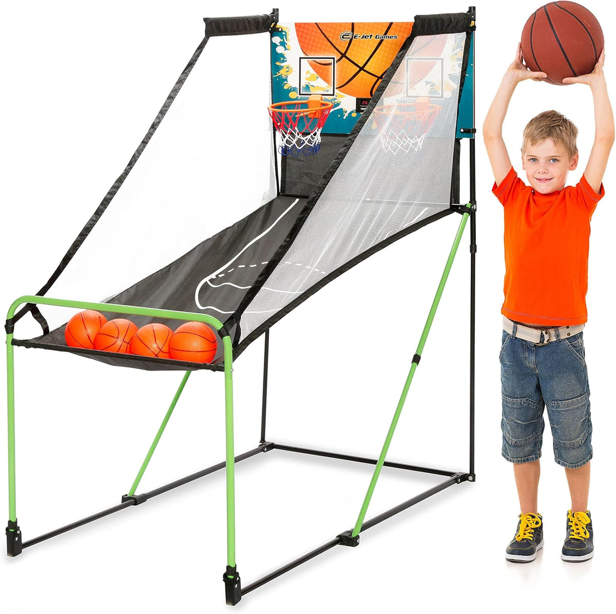 Black Basketball Arcade Game P25506