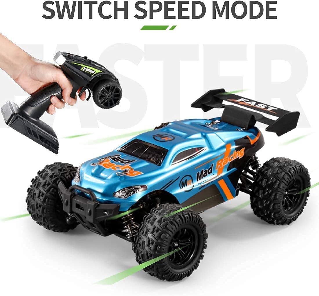 RC Cars 1:16 Scales 35+ kmh 4WD 2.4Ghz Off-Road Monster Truck Toy with 2 Batteries Q776