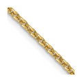 14K Yellow Gold 2mm Cable Chain C47956