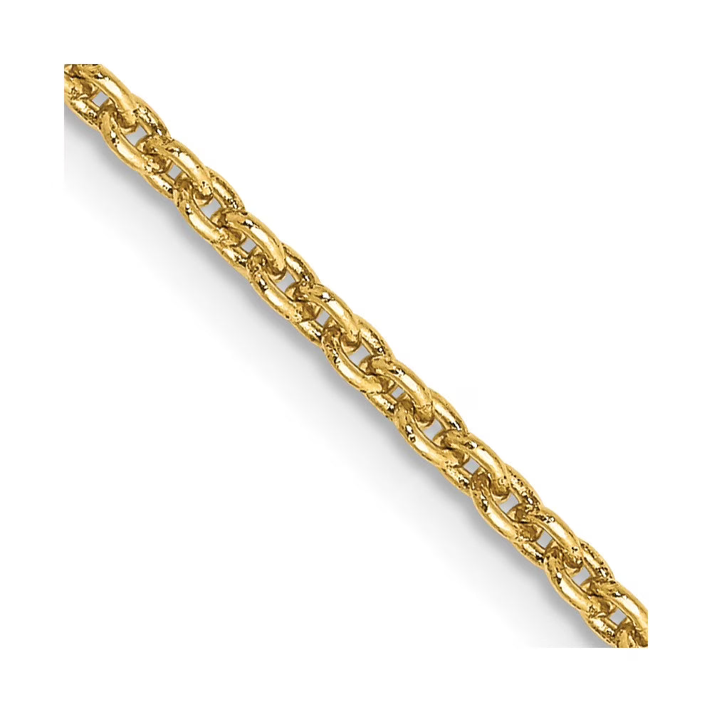 14K Yellow Gold 2mm Cable Chain C47956