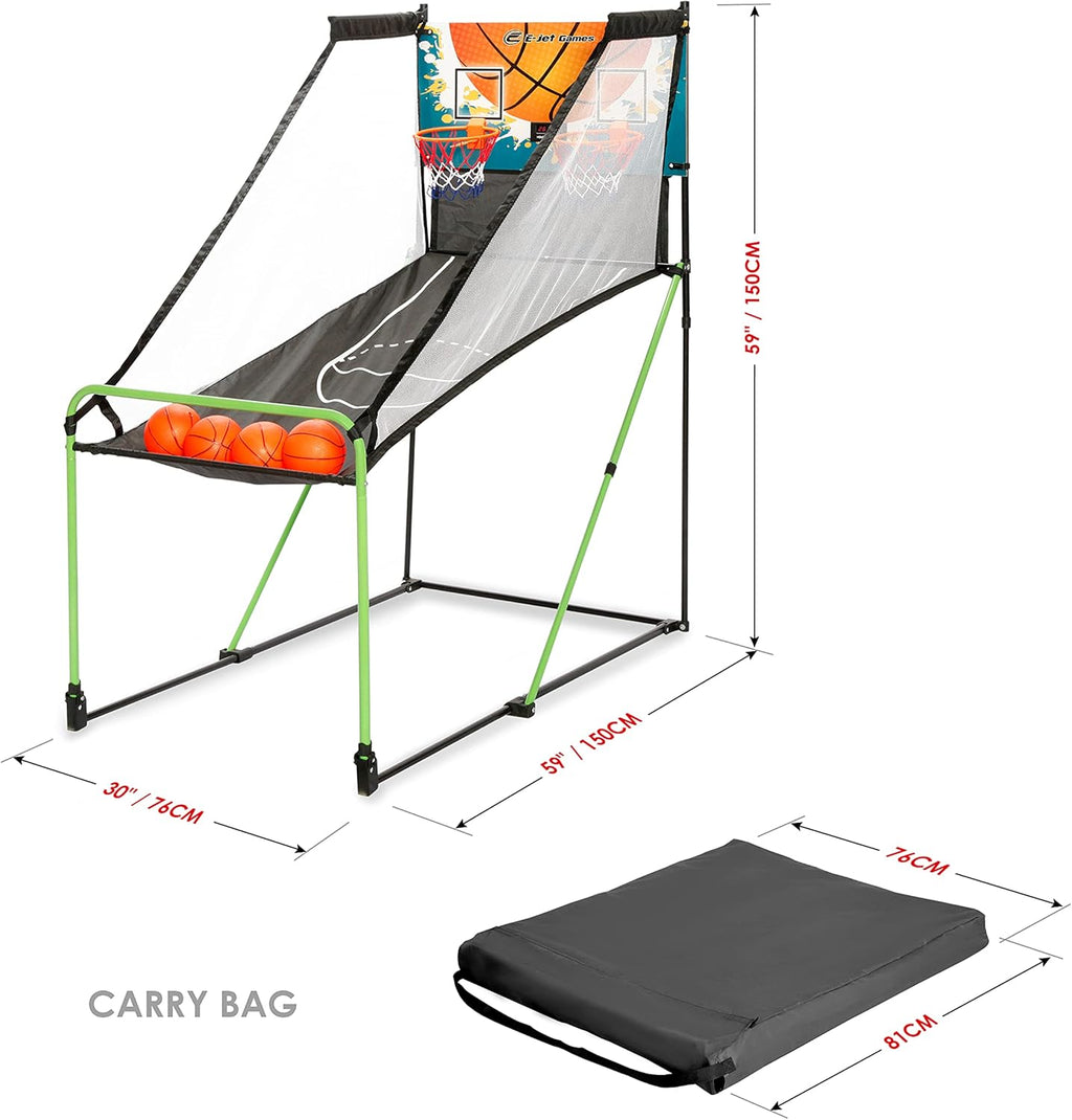 Black Basketball Arcade Game P25506