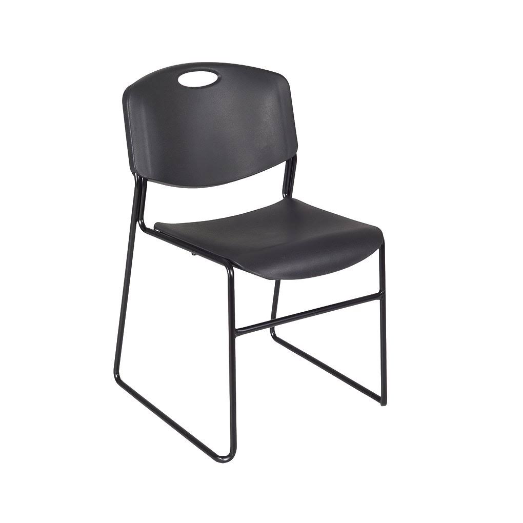 Square Breakroom Table with 4 Stack Chairs U432