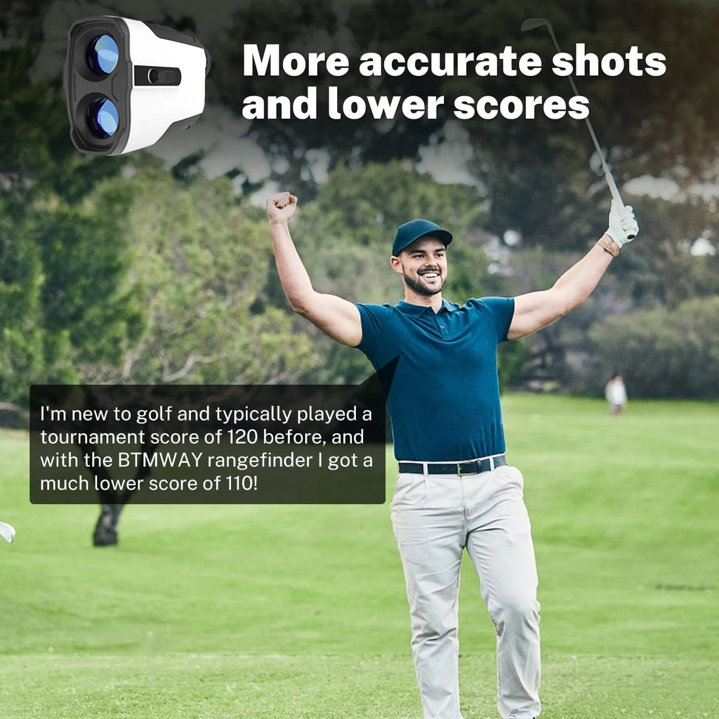 Laser Golf Rangefinder 900 Yards 7X Magnification with Slope Switch N4543