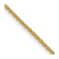 14 Karat Yellow Gold 1.2mm Wheat Chain J438963