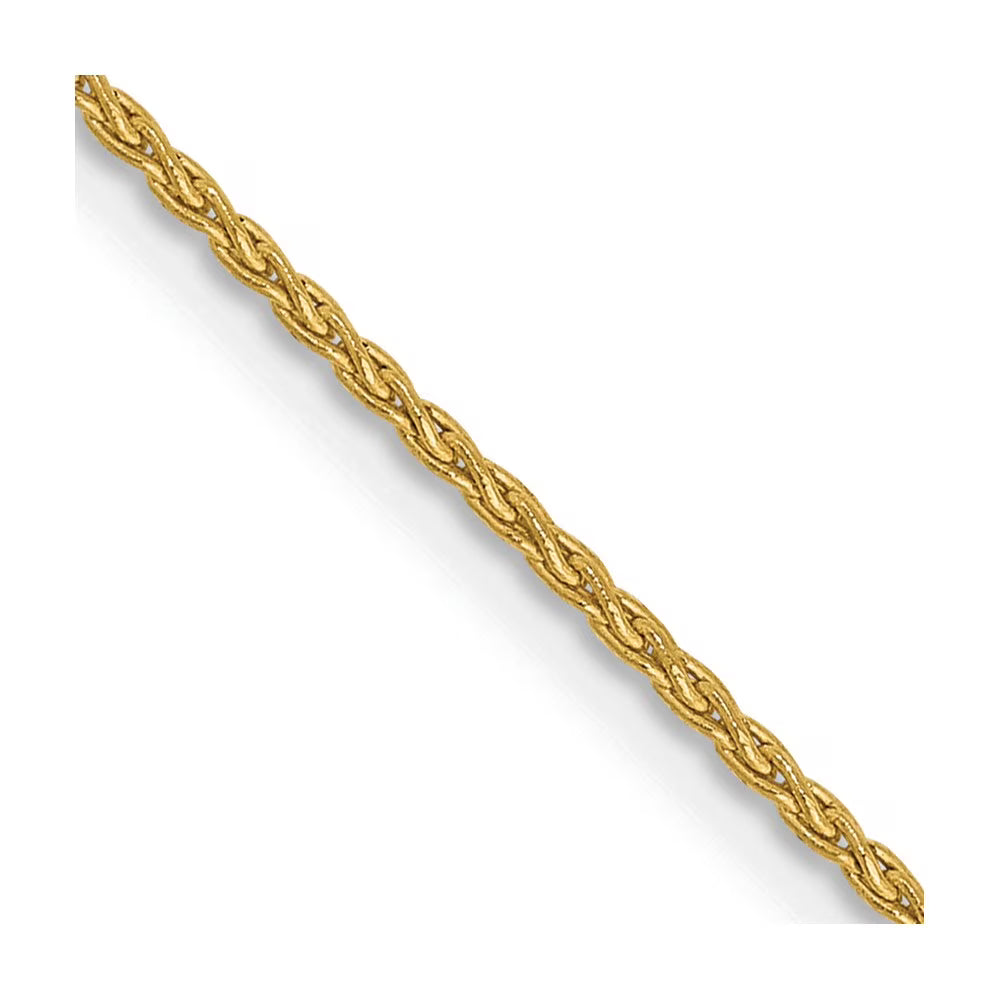 14 Karat Yellow Gold 1.2mm Wheat Chain J438963