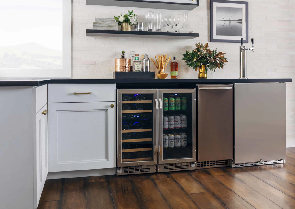 24 Wide 142 Can Built-In Beverage Cooler Stainless Steel S6815