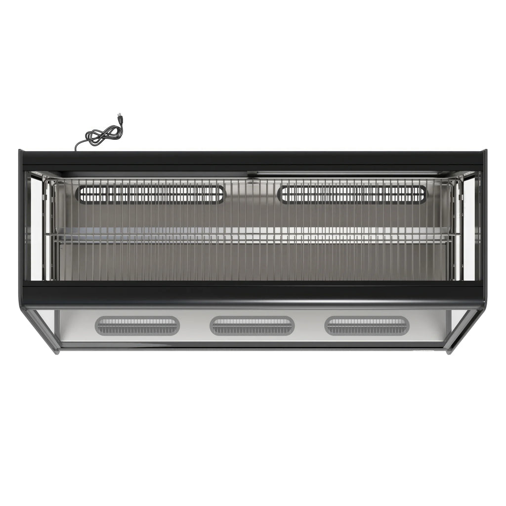 Black Countertop Bakery Display Refrigerator U213