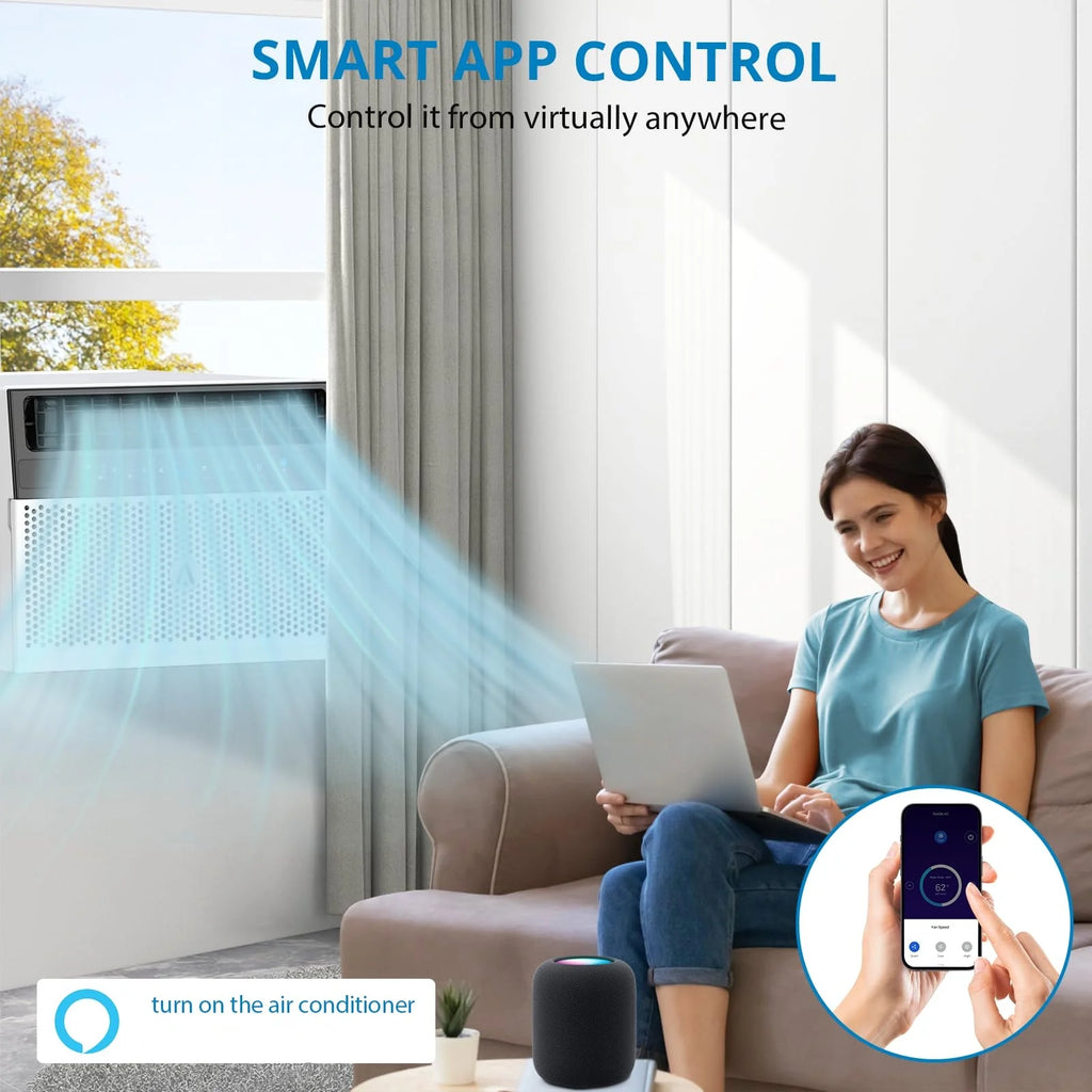 6000 BTU Window Air Conditioner with Remote Control O38000