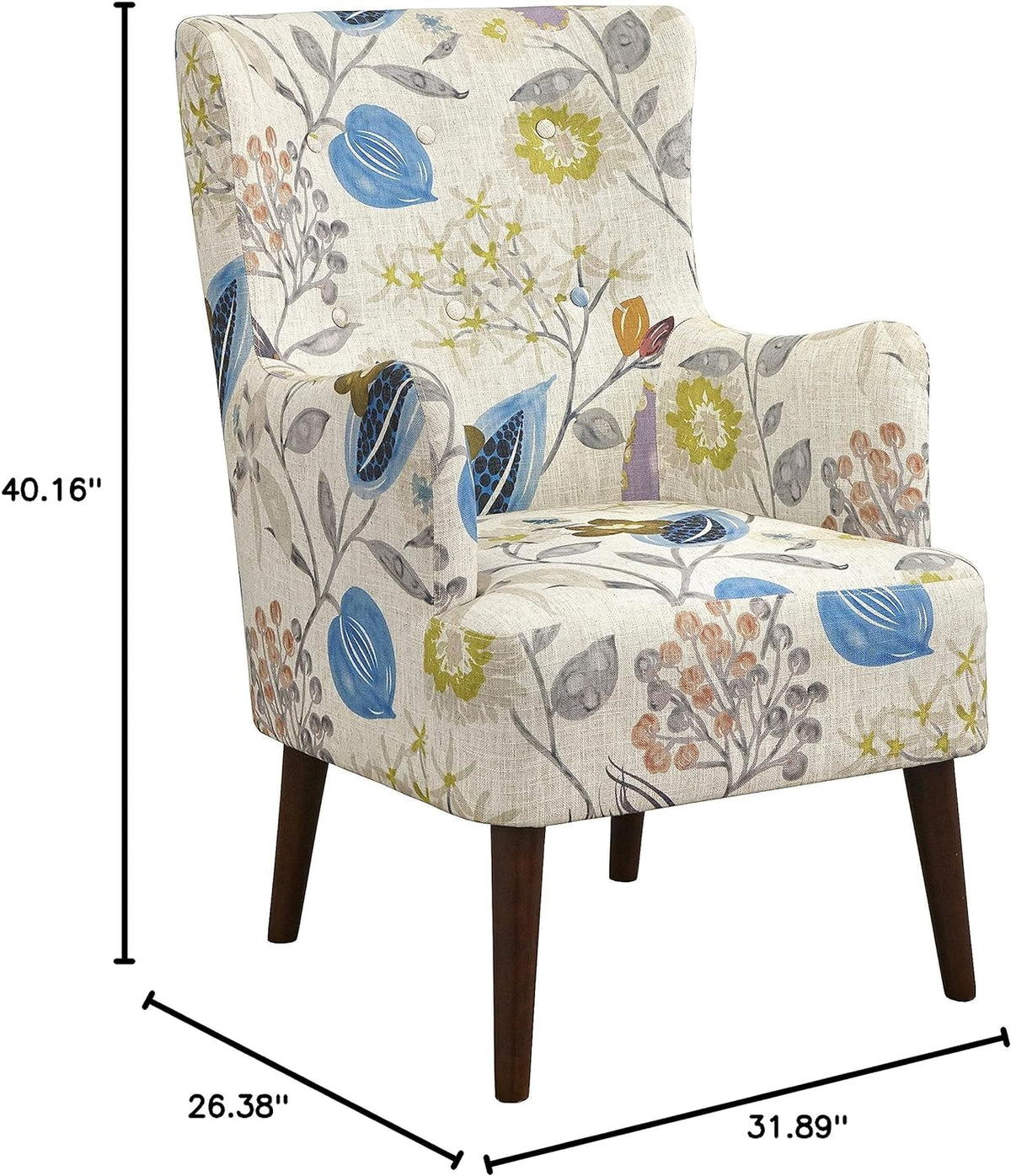 Floral Arm Chair E216155