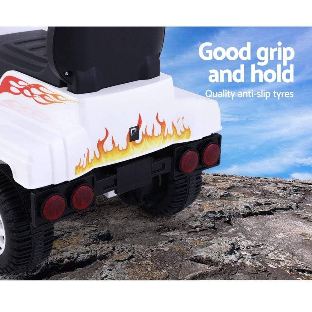 White Ride On Battery Toy Car N37526