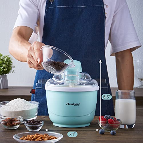 Blue 1 Quart Electric Ice Cream Maker N385