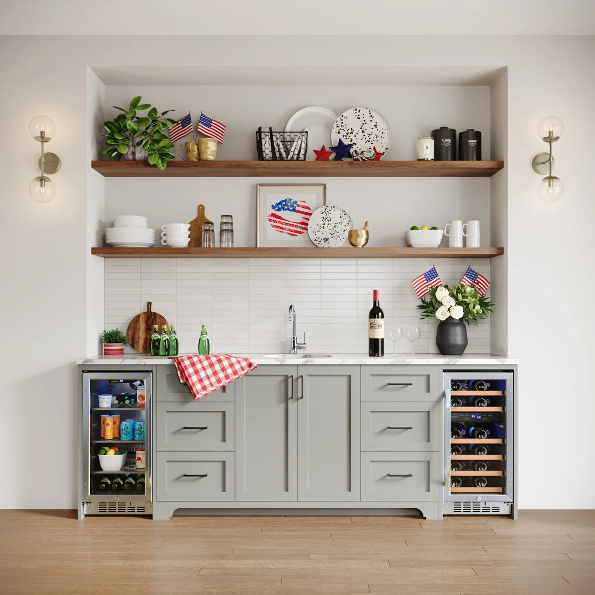24 Wide 142 Can Built-In Beverage Cooler Stainless Steel S6815