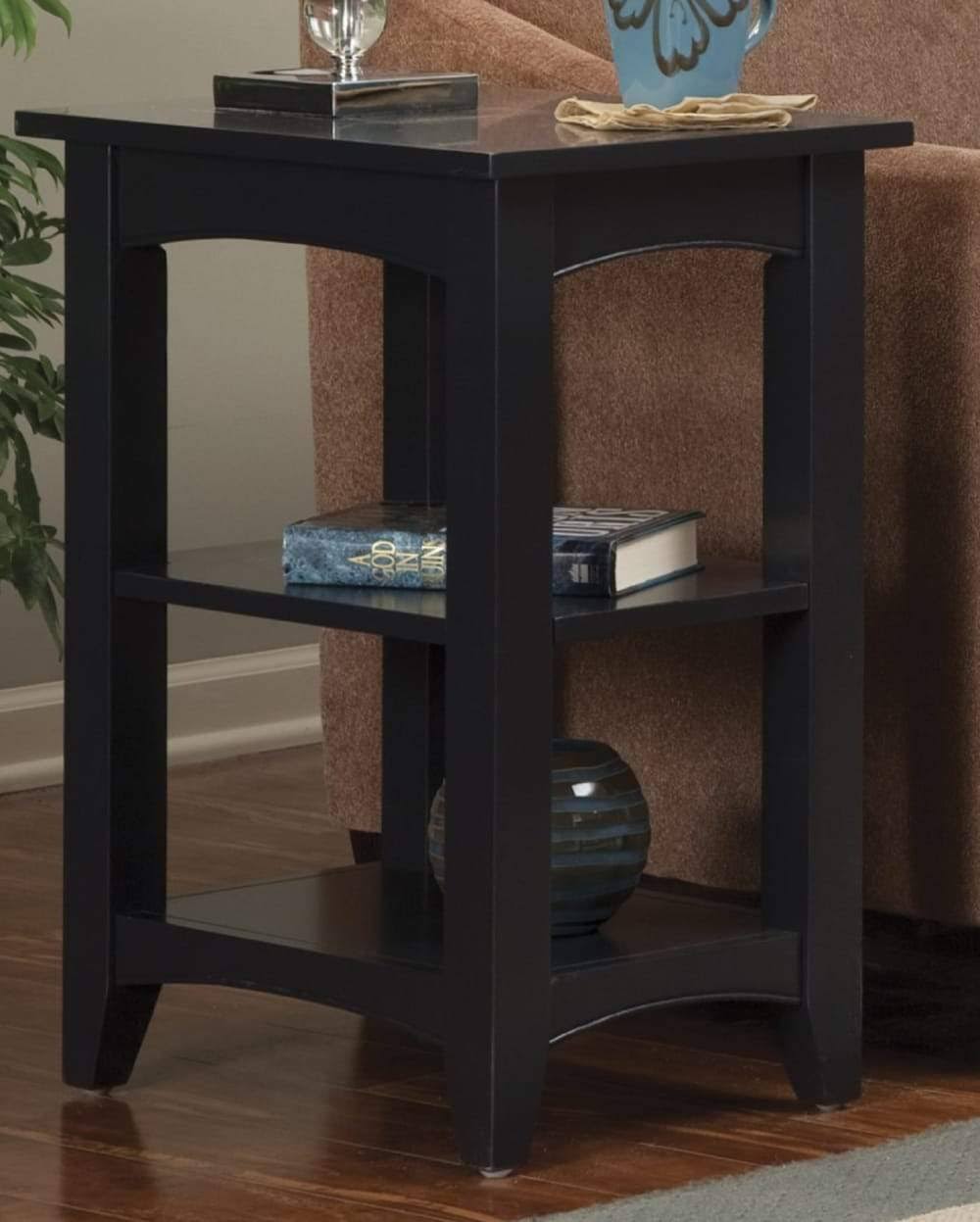 Cherry Shaker 2 Shelf End Table Z864412