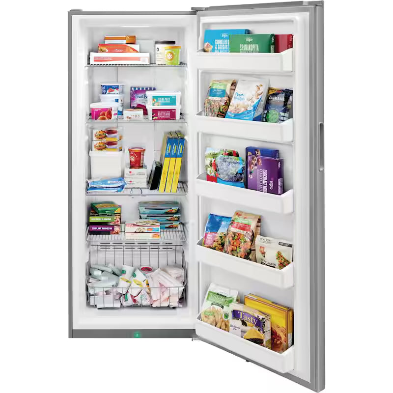 Upright Freezer in Brushed Steel P46615