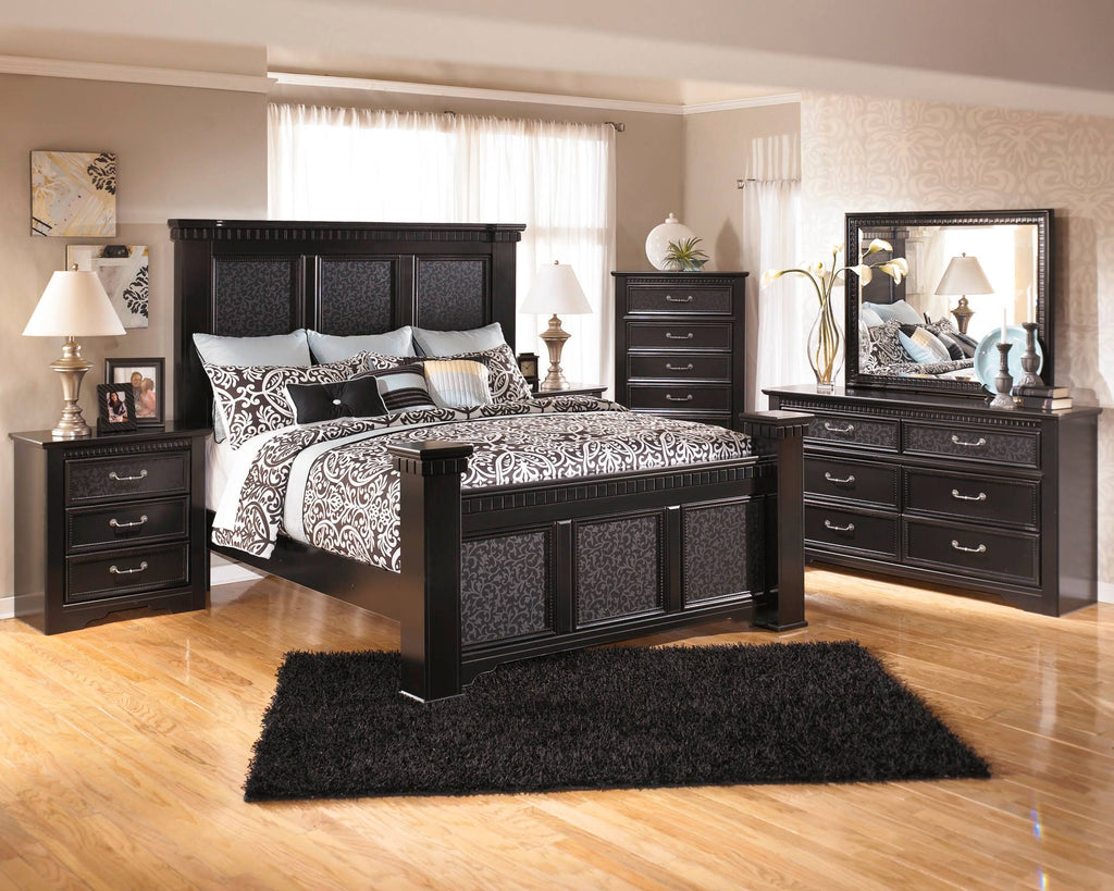 Queen Mansion Bed Black M661