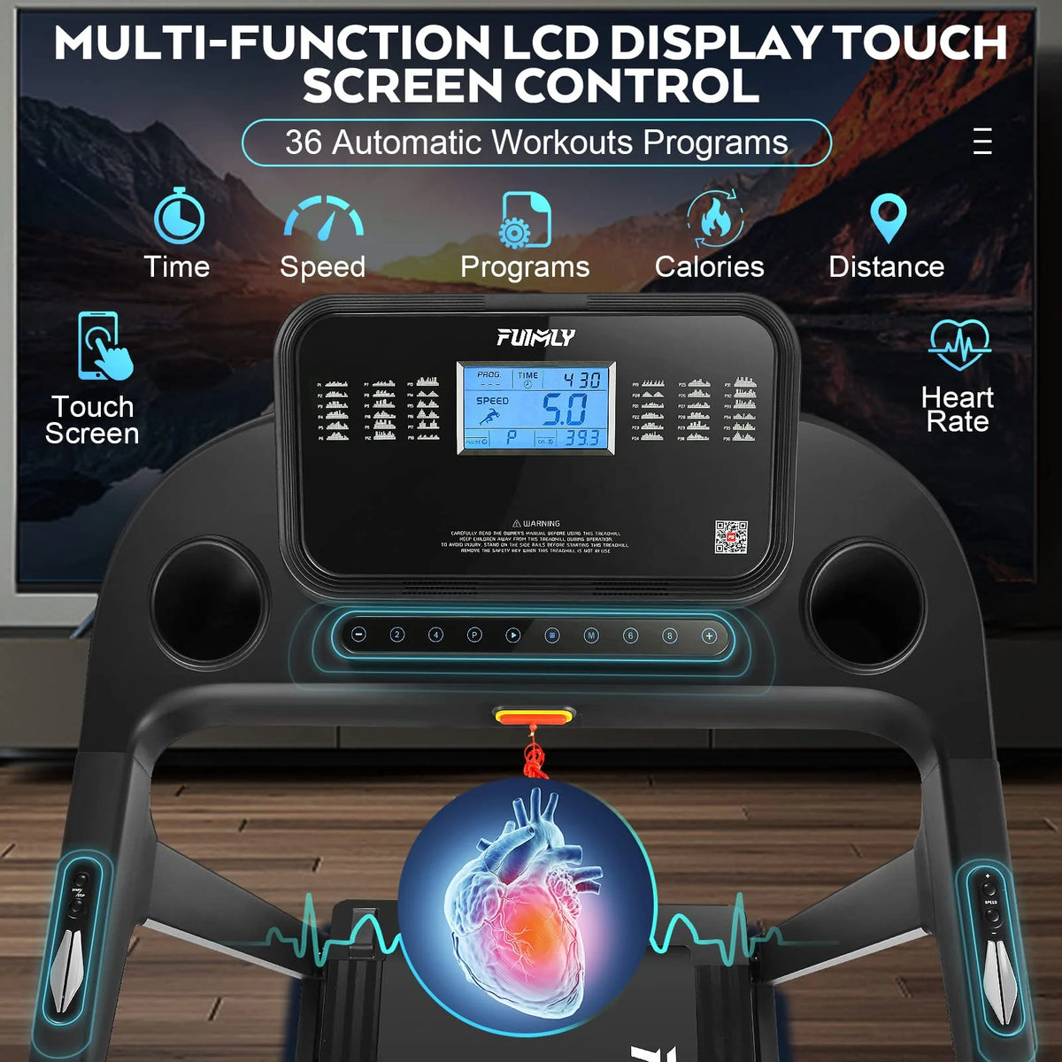 Foldable Treadmill with Incline N43330