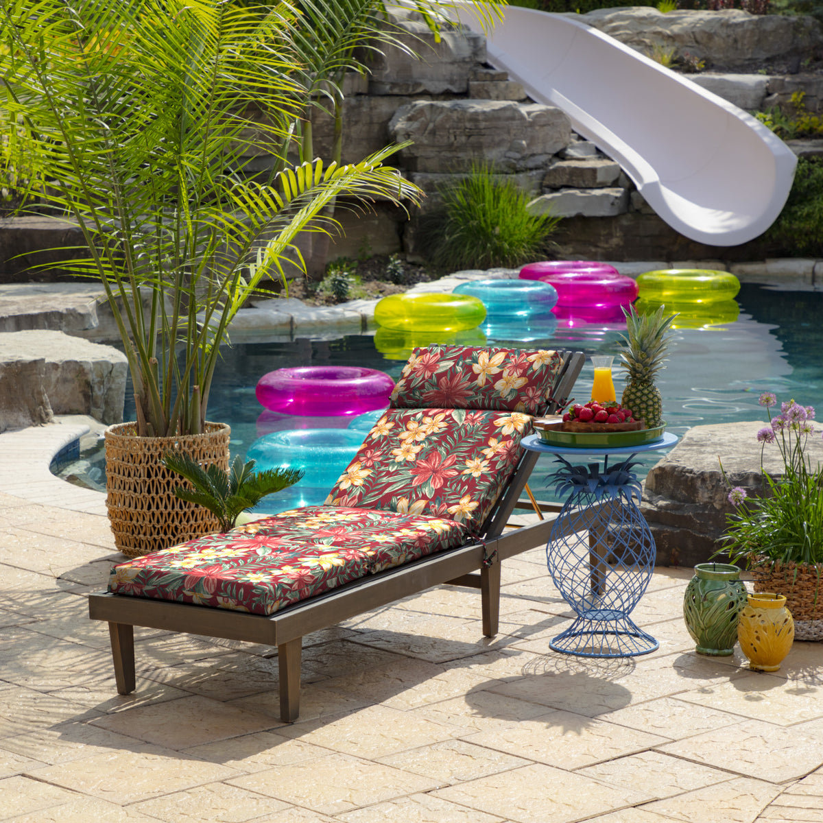 Outdoor Chaise Lounge Cushion 72 x 21 N822