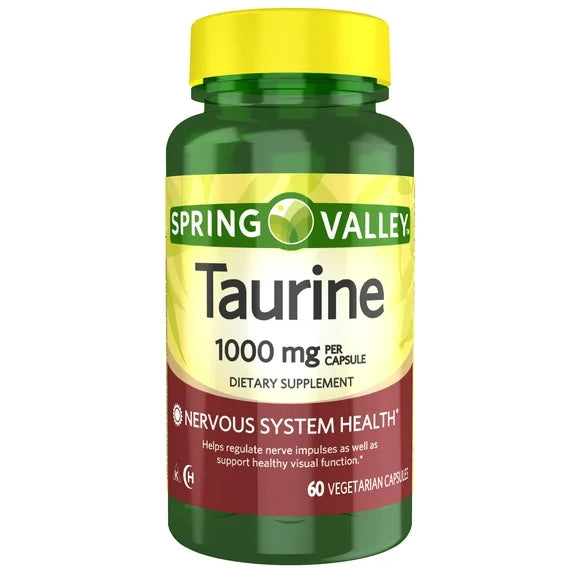 Taurine 1,000 mg 60 Vegetarian Capsules L9612