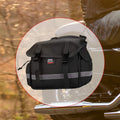 Canvas Throw Over Motorcycle Saddlebags with Rain Covers V25728