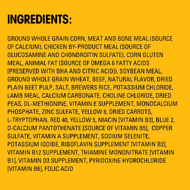 High Protein Adult Dry Dog Food Beef and Lamb O1156