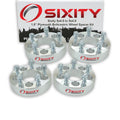 4 pc 1.5" 5x4.5 Wheel Spacers with 1.25in Studs X576