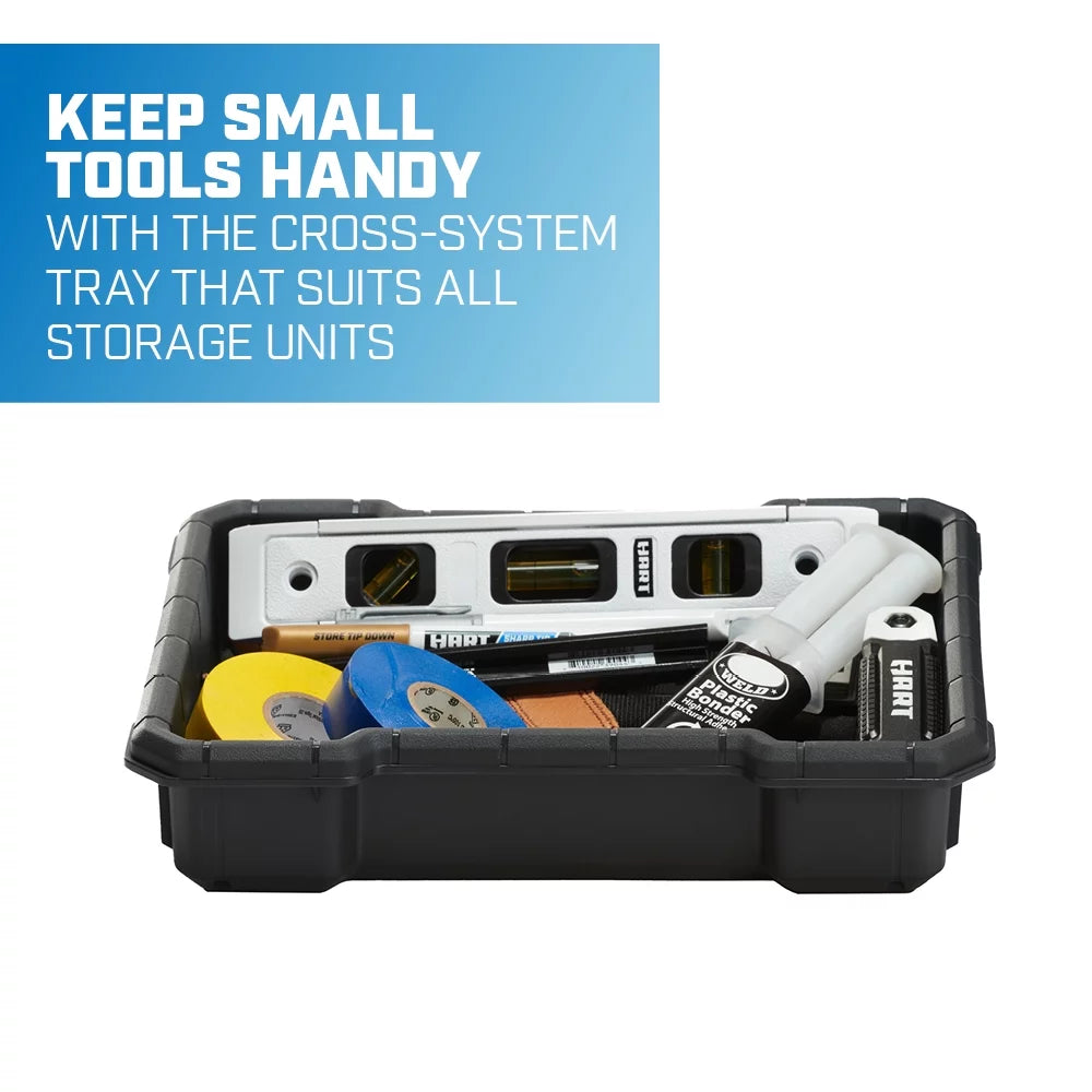 3 Piece Resin Plastic Modular Toolbox System B7317