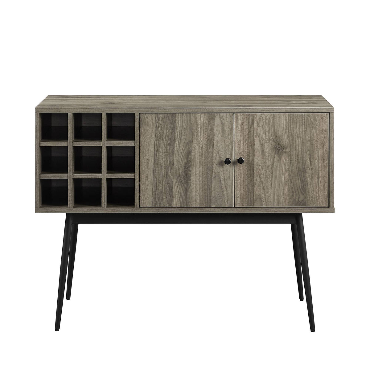 Slate Gray Bar Cabinet H85099