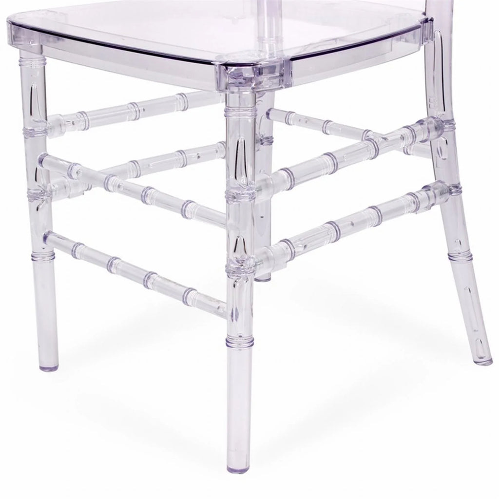 4 Pcs Stacking Clear Chiavari Chairs O285