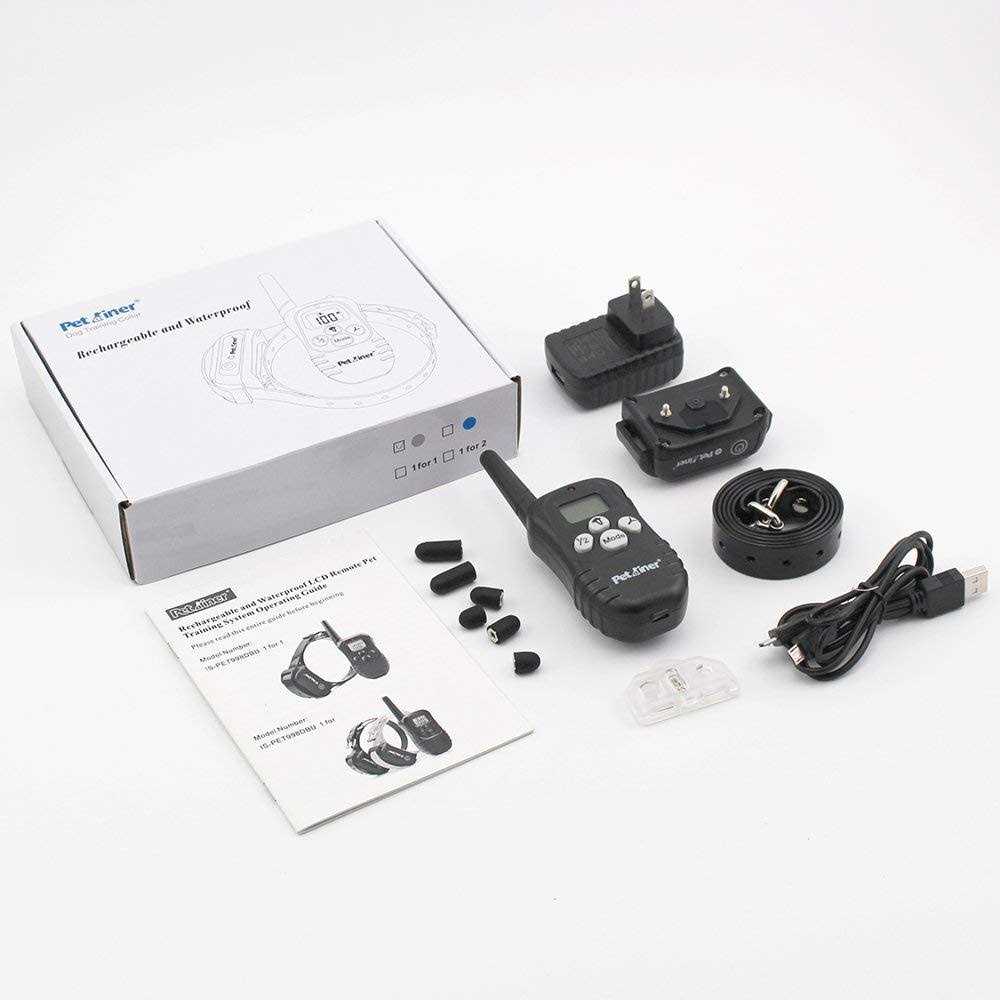 Rechargeable Waterproof Remote Dog Training Collar 330 yd H8961