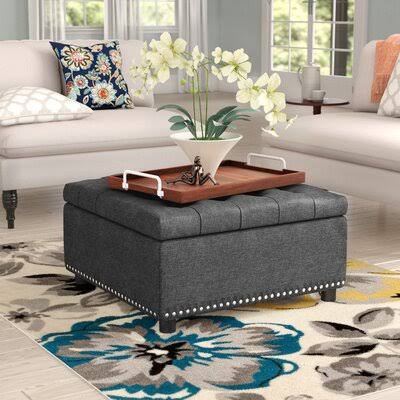 Tufted Square Storage Ottoman Z836475