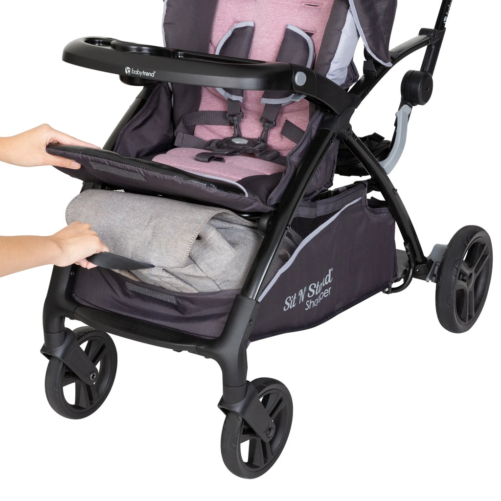 Pink 5-in-1 Stroller J789