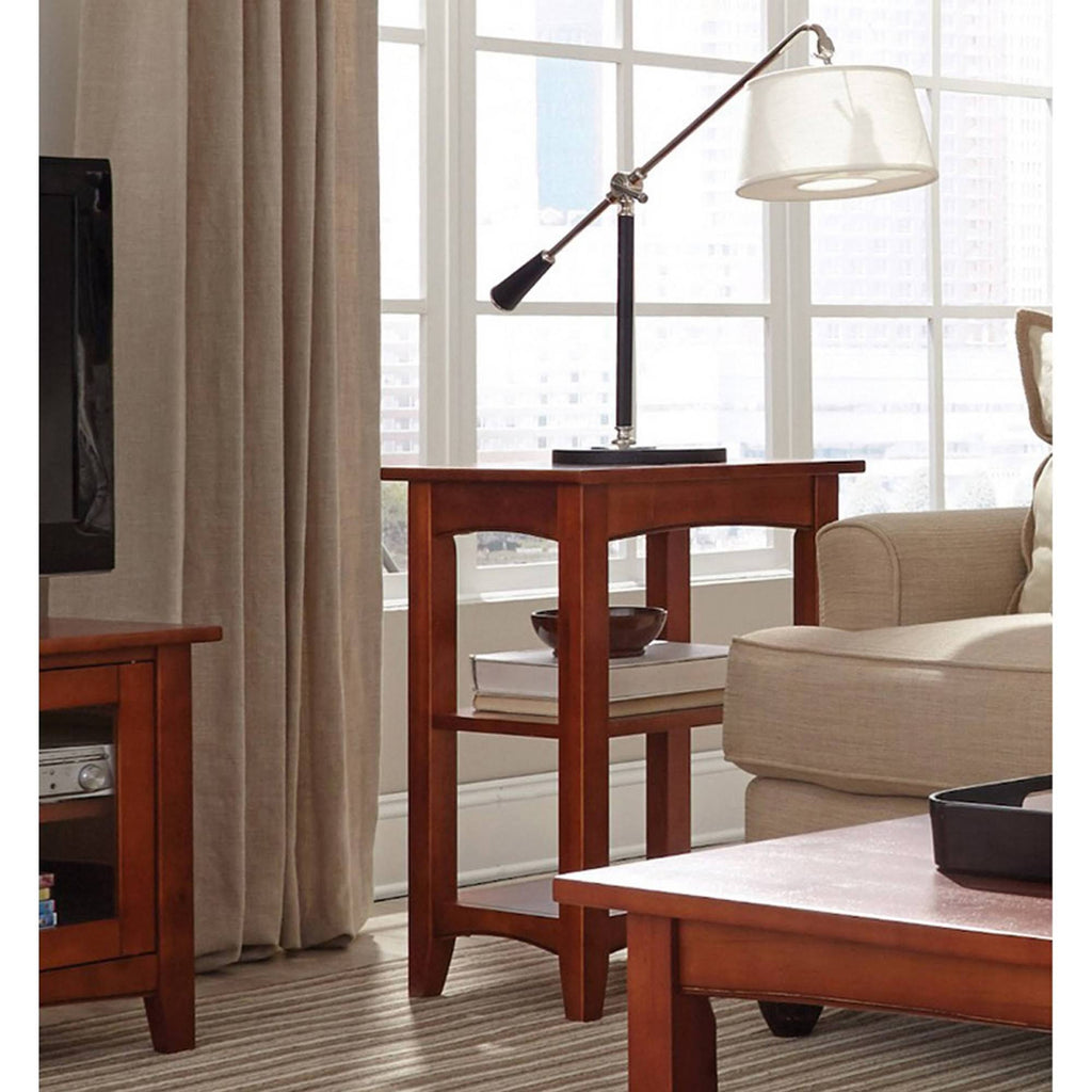 Cherry Shaker 2 Shelf End Table Z864412