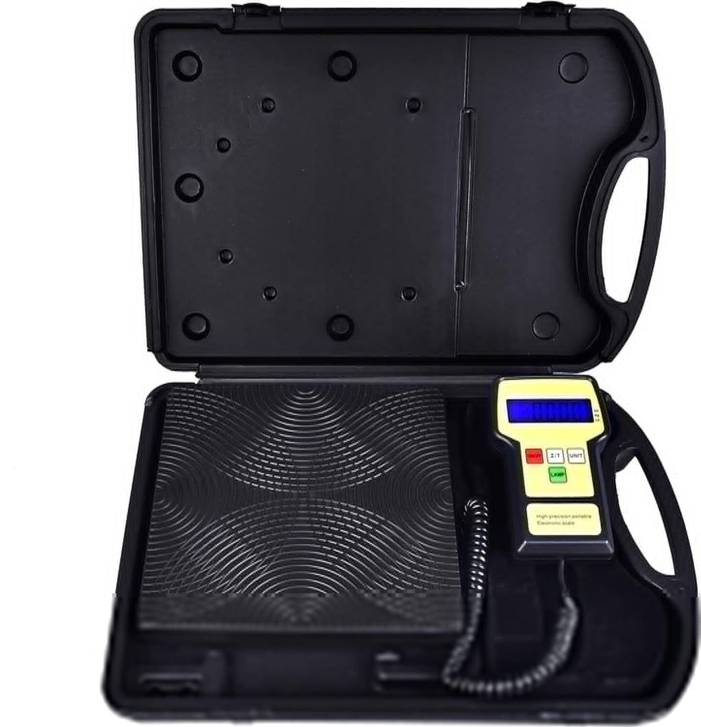 Refrigerant Charging Weight Scale with Case, 220LBS V121
