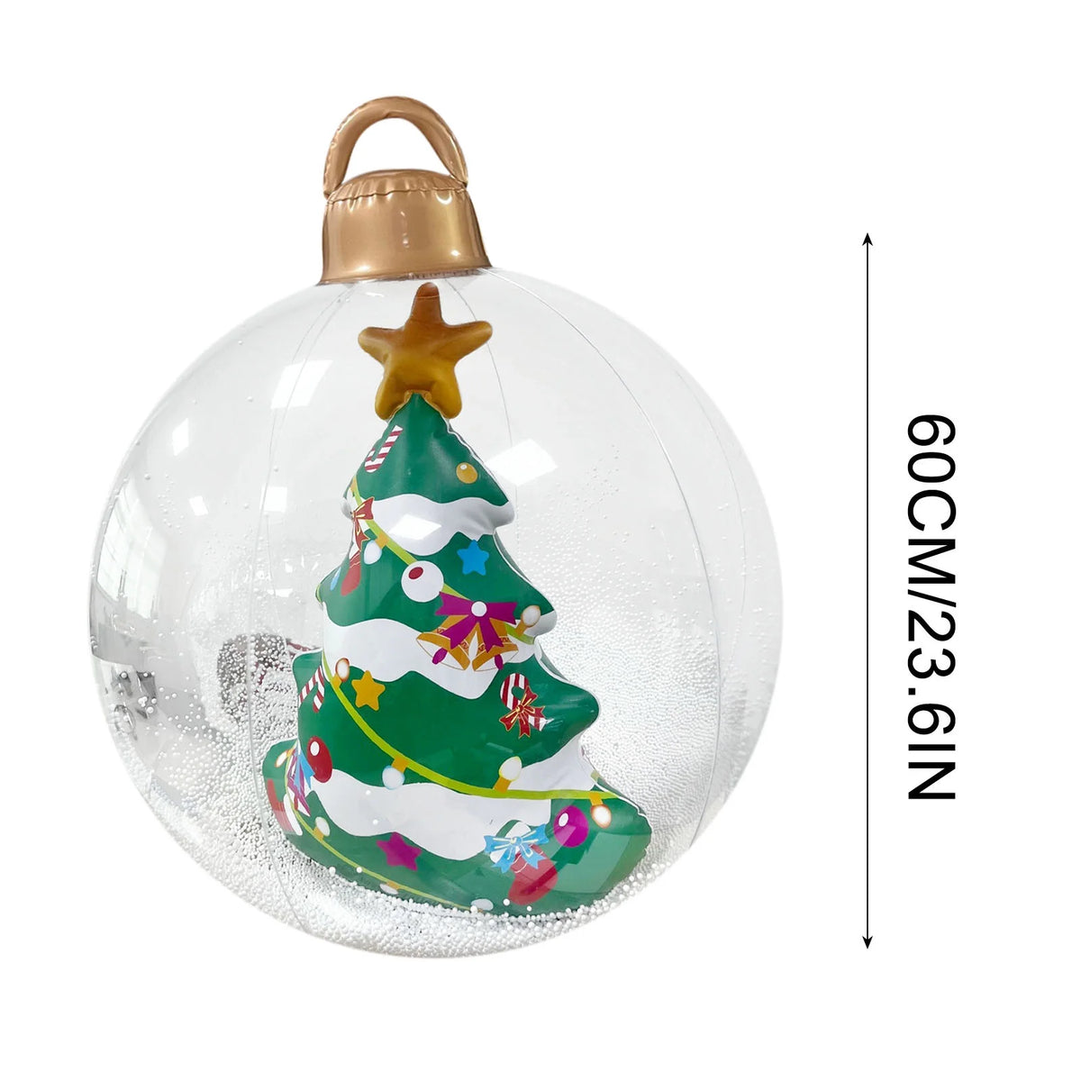 Inflatable Christmas Decorations Ball 60cm Pvc P403