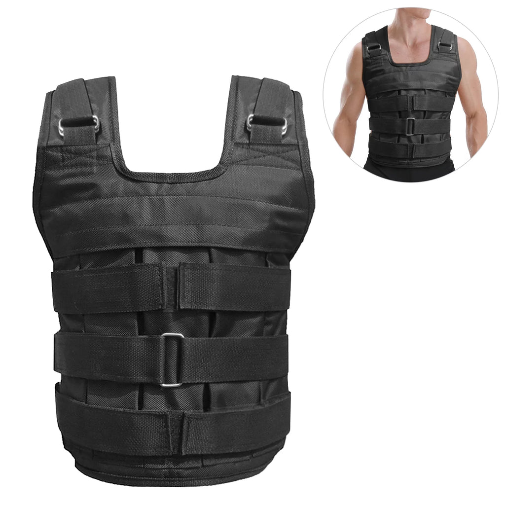 Adjustable Weighted Vest Oxford Strength Training 110lb Max V5842