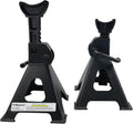 6 Ton Steel Jack Stands 1 Pair Black S513636