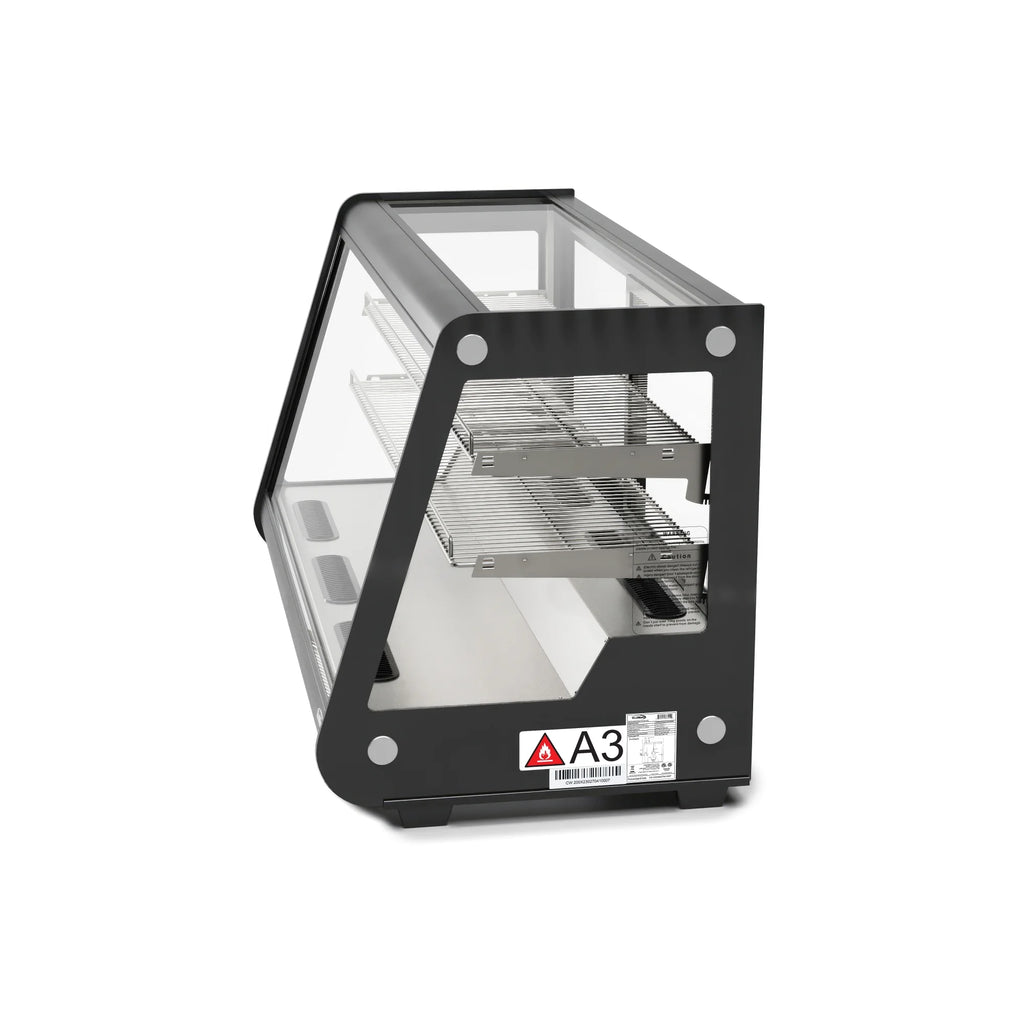 Black Countertop Bakery Display Refrigerator U213