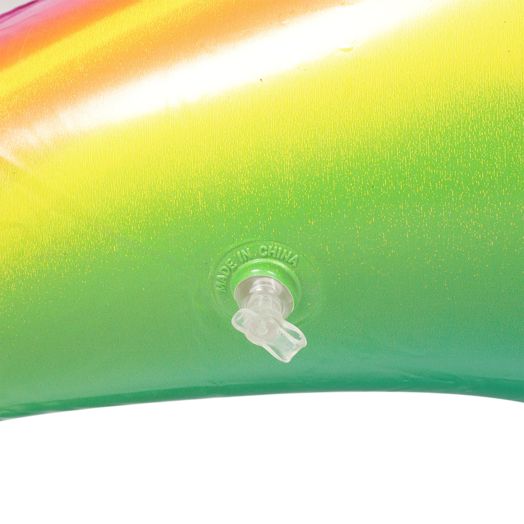 Inflatable Dolphin Toy Beach Pool Float Balloons Multicolor X4264