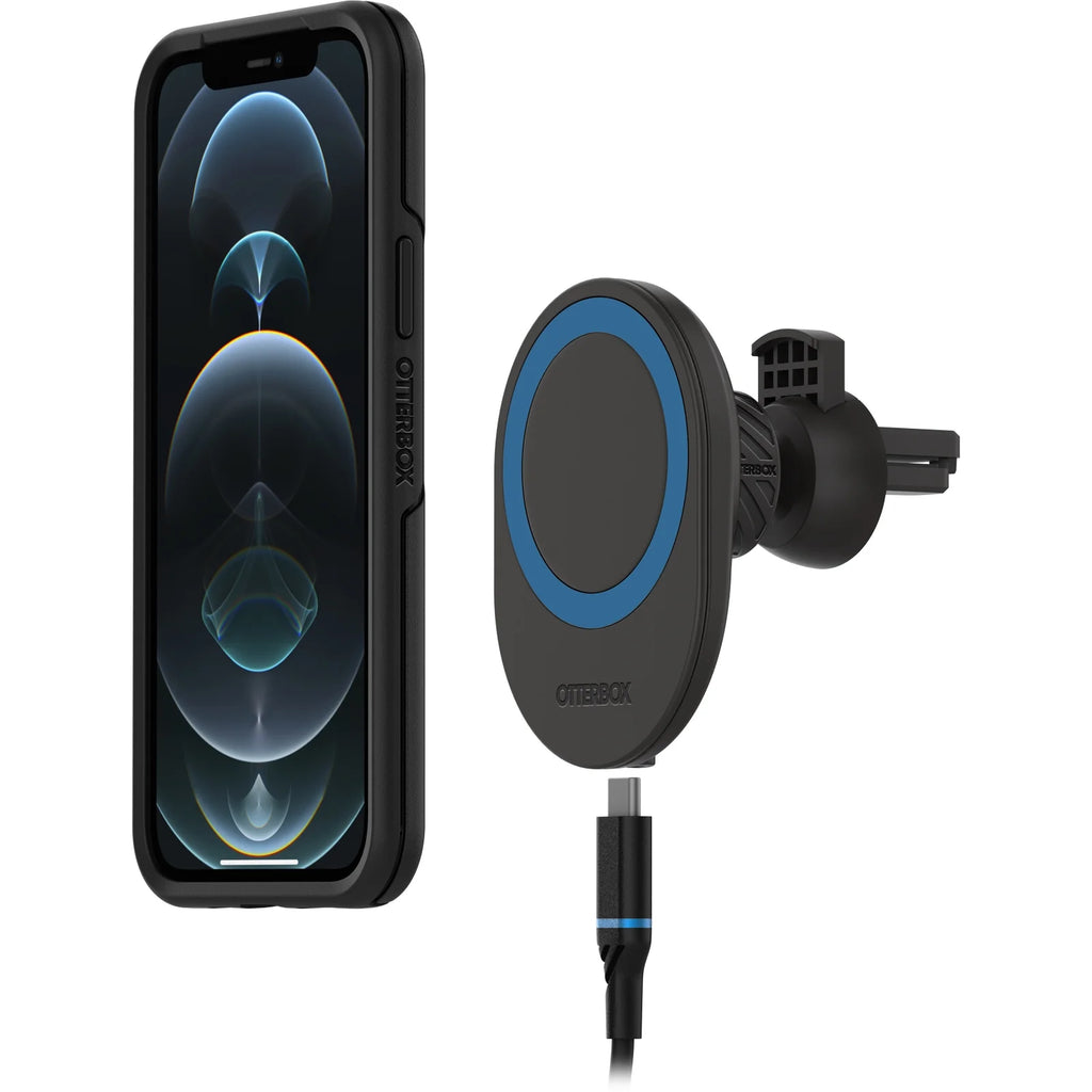 Black Wireless Charger Car Vent Mount for MagSafe D986