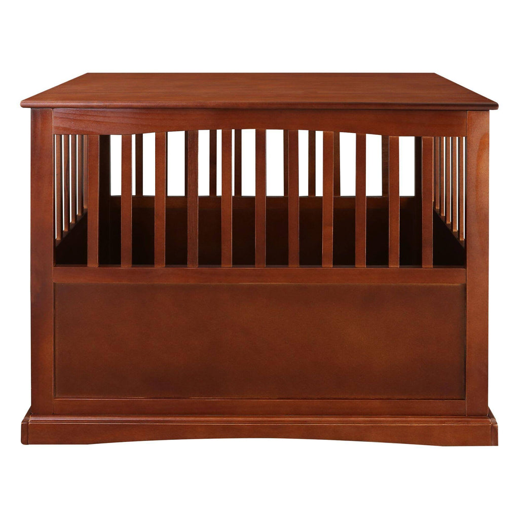 Walnut Pet Crate End Table J267434