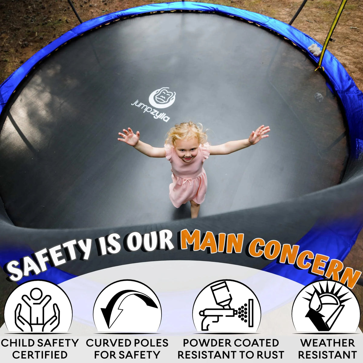 8FT 10FT 12FT 14FT Trampoline with Enclosure and Ladder C453