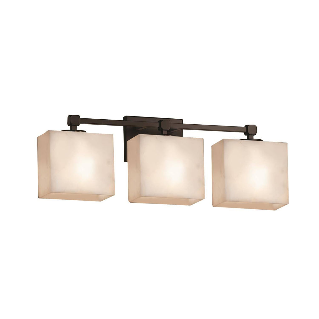 23.5x22 3 Light LED Bath Bar Dark Bronze B84818