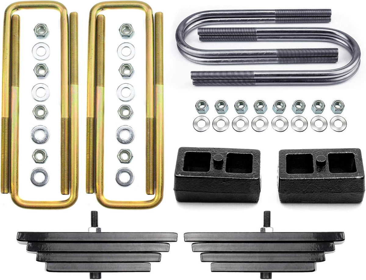 2"/1.5" Leveling Lift Kit for Early 1999 Ford F250 F350 Super Duty 4X4 with Blocks E7746