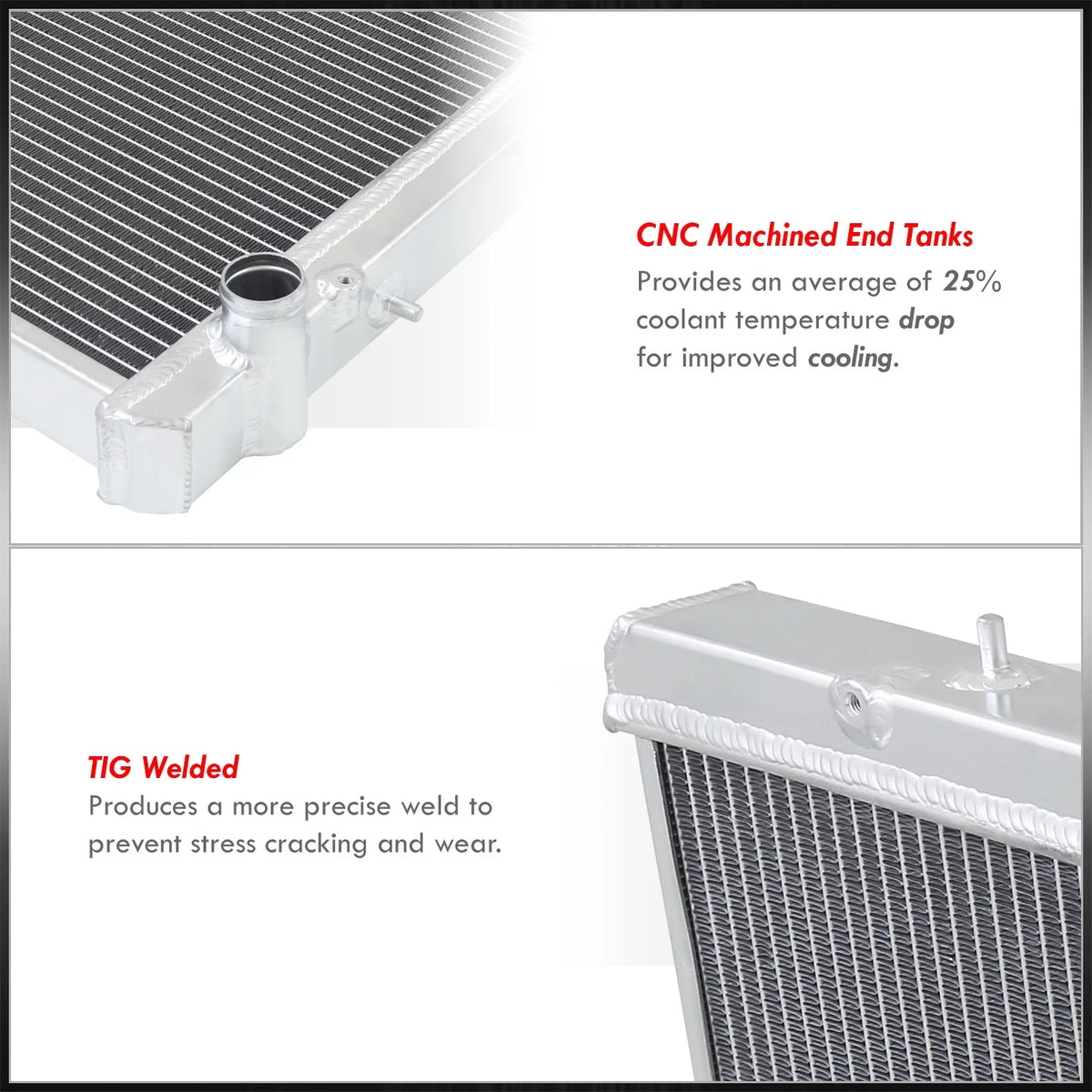 2 Row Aluminum Radiator U34867