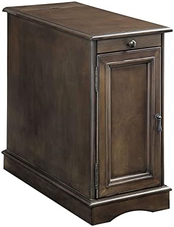 Cherry Wood Storage End Table X26613